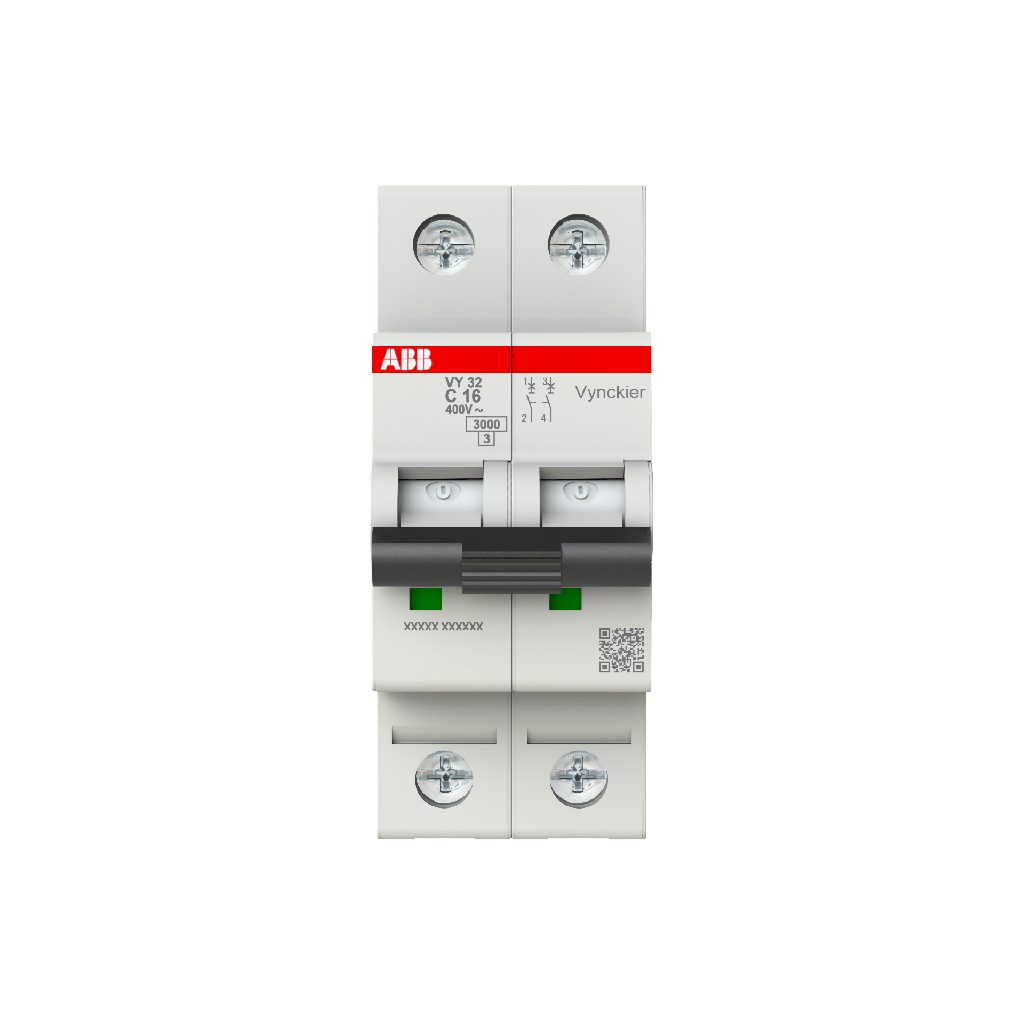 Automaat 2P - 16A - 3kA - curve C