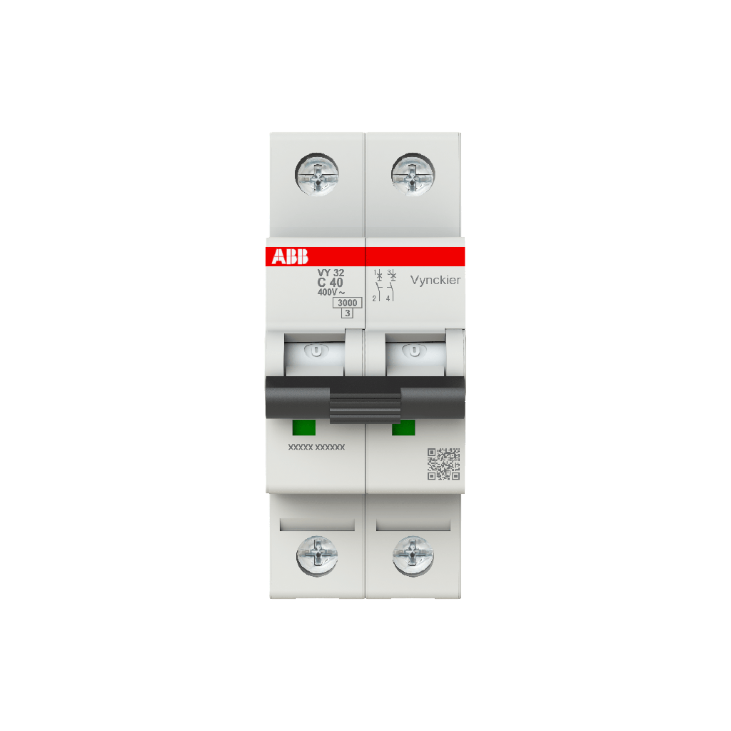 Automaat 2P - 40A - 3kA - curve C