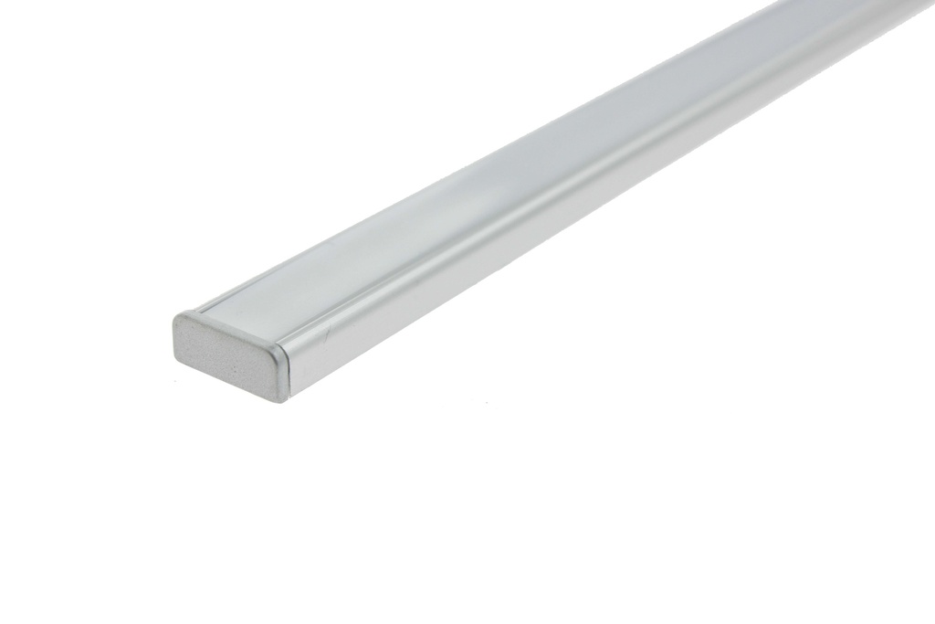 ledprofiel aluminium vlak (1m)