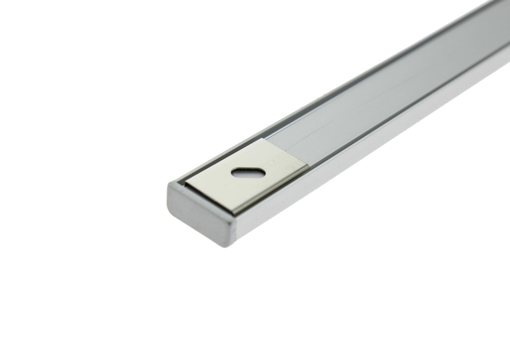 ledprofiel aluminium vlak (1m)