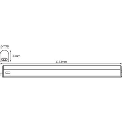 Led Switch Batten 1200mm 14W