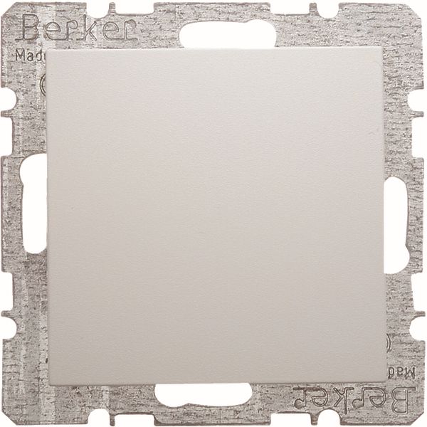 socle avec plaque aveugle S.1/B.3/B.7 blanc polaire mat