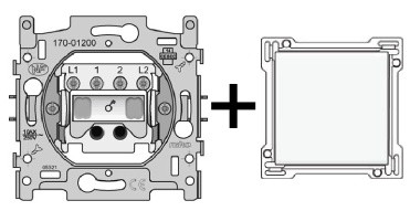 Interrupteur bipolaire + kit de finition Original/Intens White