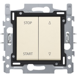 rolluikschakelaar START-STOP/UP-DOWN Cream