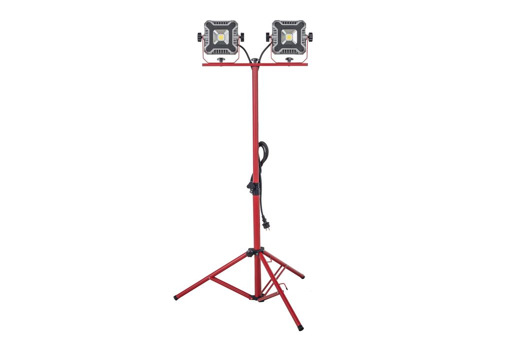 werklamp LED 2X30W op statief