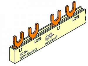 Kamgeleider vork 2P 18mod Ø10 LN-LN-LN...