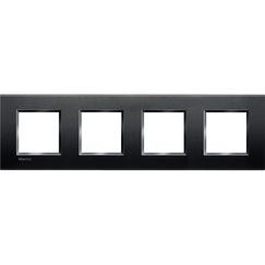 LivingLight - Plaque de recouvrement 4x2 mod 71mm anthracite - LNA4802M4AR