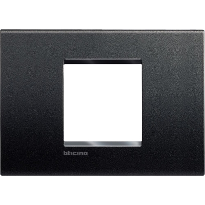 LivingLight-Plaque de recouvrement large 2 mod Anthracite - LNA4819AR