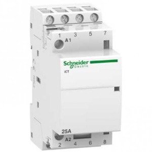 Contacteur modulaire 4 pôles 25A 230V