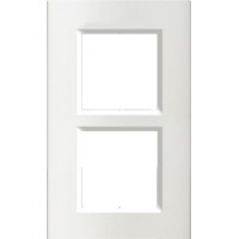 Plaque de recouvrement 2 x 2 modules LivingLight blanc 57