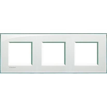 Plaque de recouvrement 3 x 2 modules LivingLight aquamarine