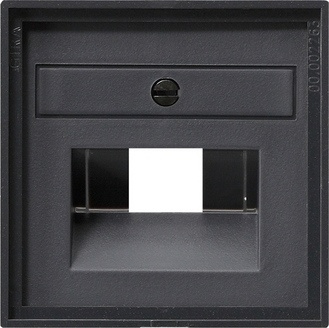 Plaque de recouvrement connexion UTP Anthracite - 027028