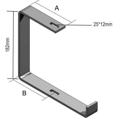 Support de suspension pour chemin de câbles OBZ180x100mm