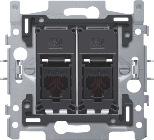 Socle double RJ11 UTP 170-65114