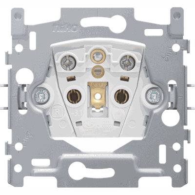 Stopcontact zonder aarding 21mm