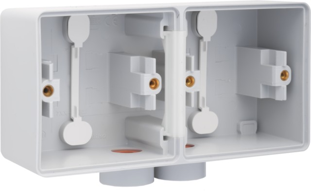 Boîte double avec entrée de câble 2 x M20 700-84802