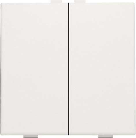 tweevoudige drukknop Niko Home Contol white (101-51002)