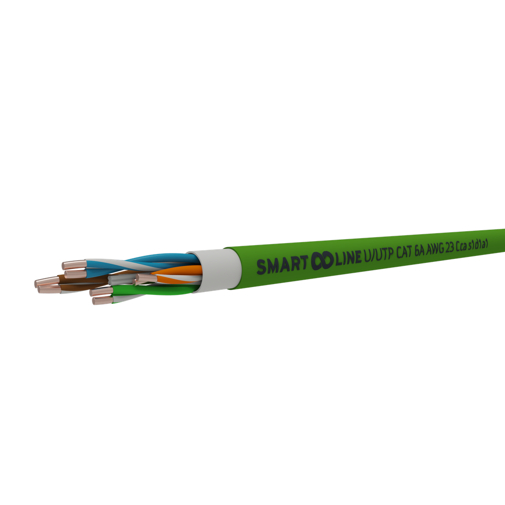 B-Cables U/UTP Cat6A LSOH groen Cca (per m)