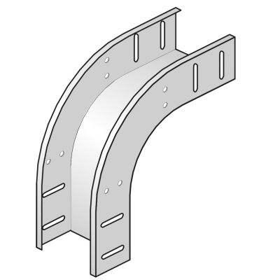 Courbe de chute 90° Câble 60 x 150mm