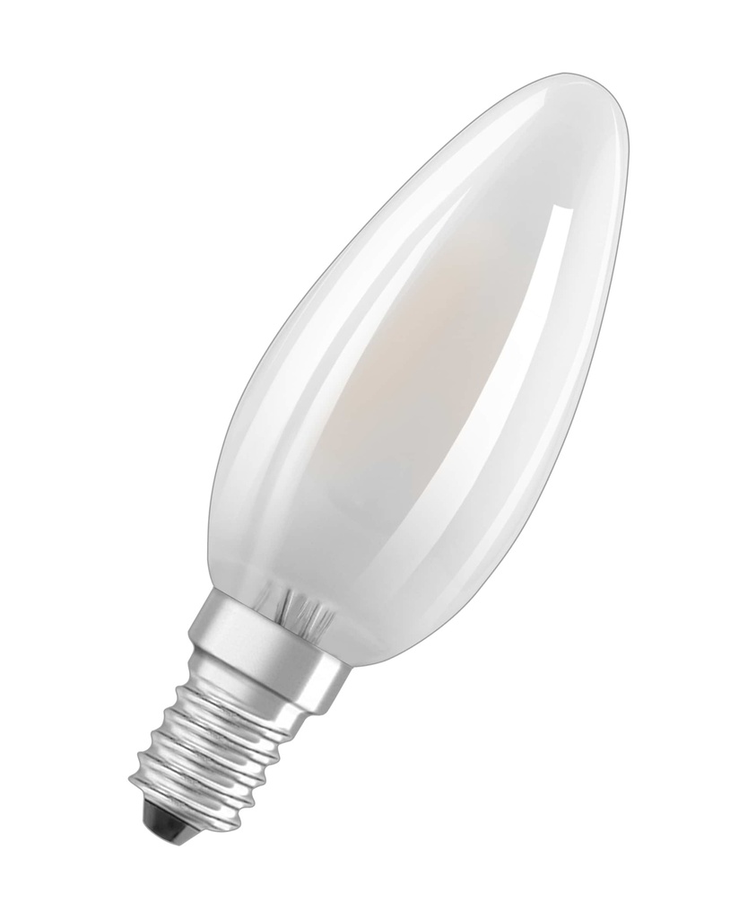 lampe LED E14 1,5W mat blanc chaud