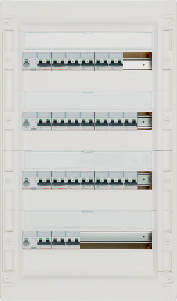 voorbedrade kast VOL 4R72M 2x230