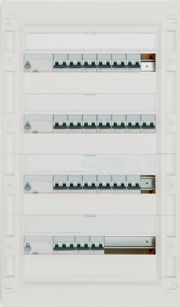 Tableaux électriques pré-câblés PLEIN 4R72M 3x230