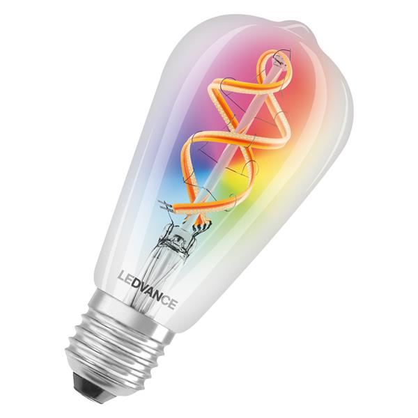 ampoule LED smart wifi E27 4,5W RGBW filament