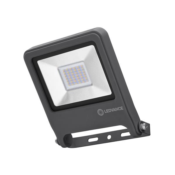 endura LED floodlight donkergrijs 30W warm wit