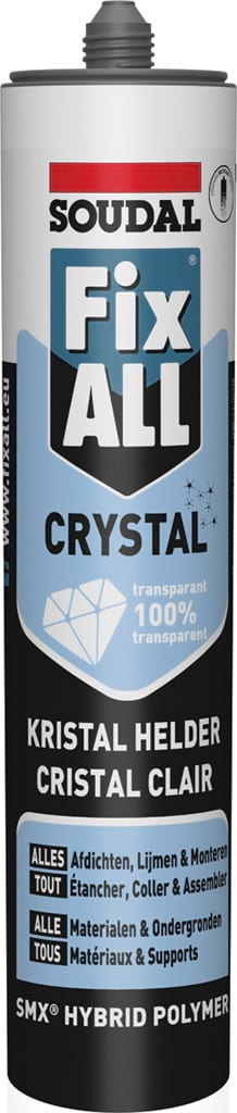 fix all voegen en lijmen transparant 290ml