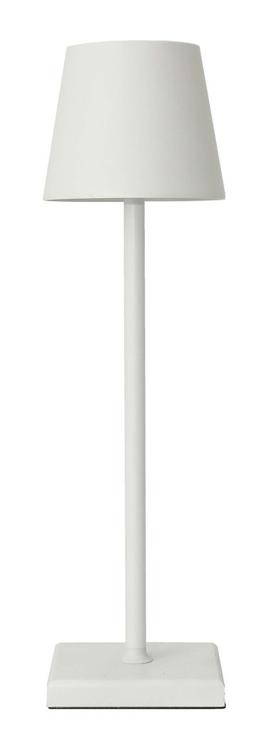 lampe de table blanche 3,5W lumière blanc chaud 