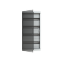 Tableau de distribution Fix-O-Rail 150 - 4R/72M Porte transparant