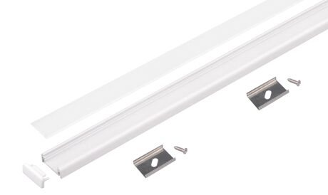 ledprofiel aluminium vlak (1m)