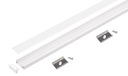 profilé LED en aluminium plat (1m)