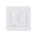 ETC Thermostat encastrable avec fonction d'application 5-28°C, blanc.