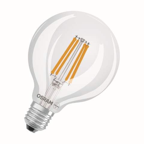 ampoule led Classic Globe E27 3,8W filament blanc chaud