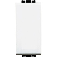 [BTIC_N4036N] LL double bouton-poussoir 1 module blanc