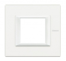 [BTIC_ha4802hd] plaque 2 modules axolute blanc