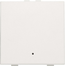 [NIK_101-52001] Bouton-poussoir simple avec led, Blanc