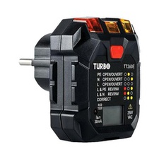 [TUR_TT260E] stopcontacttester + 30mA differentieeltest