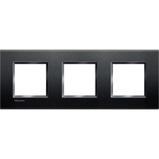 [BTIC_LNA4802M3AR] LivingLight -Plaque de recouvrement 3x2 modules 71mm Anthracite - LNA4802M3AR