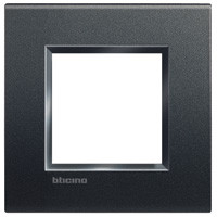 [BTIC_LNA4802AR] Plaque de recouvrement 2 modules LivingLight anthracite