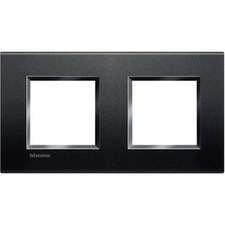 [BTIC_LNA4802M2AR] Afdekplaat 2 x 2 mod LivingLight horizontaal antraciet