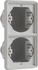 [NIK_700-74000] Hydro Cadre d'encastrement vertical double, gris 700-74000