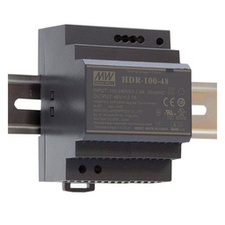 [MEAN_HDR-100-12] Voeding Ultra slim DIN rail 220V/12VDC 7.1A 100W