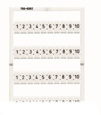 [WAGO_793-5506] système de marquage horizontal 41-50 (10x), blanc