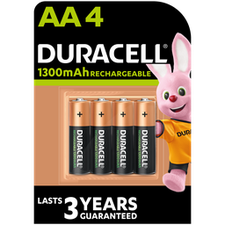 [DUR_5000394039247] pile rechargeable AA 1300mAh (4 pièces)