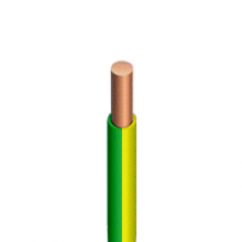 [BCB_H07Z1R6GY_1] fil de terre VOB 6mm² Cca (par m)