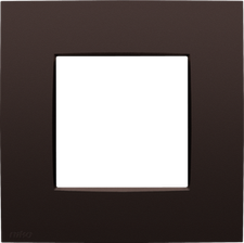 [NIK_135-76100] plaque simple Intense dark brown coated